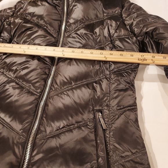 Michael Kors charcoal Down Puffer coat sz XS S NWT MSRP $229 - Picture 6 of 15